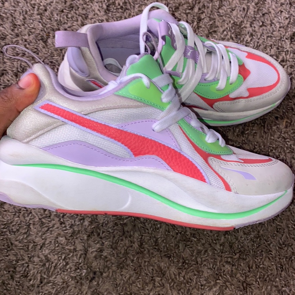 Puma RS-X Curve - Women's White/Purple Size 08.0 - Womens